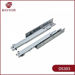 [Hot Item] Top Quality Drawer Slide 3 Fold Hidden Concealed Hydraulic Soft Close Slide