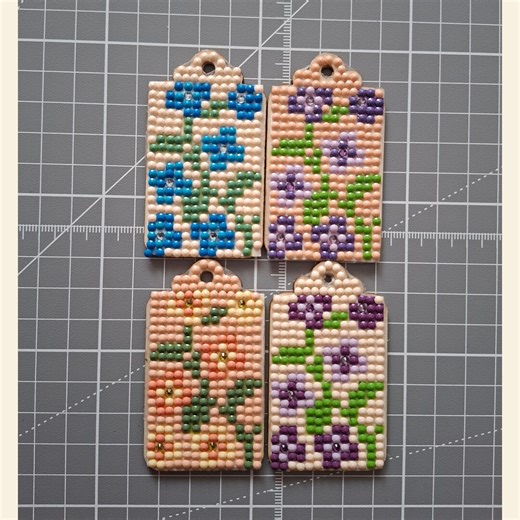 Reusable Gift Tags, Personalised Tags, Set of 4,handmade to Order, Floral Design, Perfect for All Occasions, Unique Keepsake - Etsy