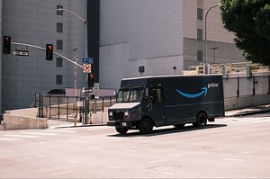 Amazon truck 'delivers' woman in viral video