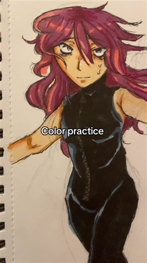 It’s messy #paperart #ohuhumarkers #colortest #what