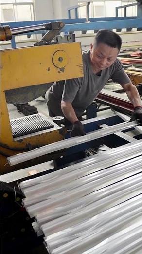 Satisfactory manufacturing process of aluminum profiles