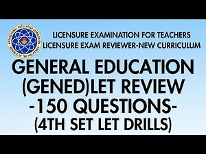 BLEPT Reviewer 2026 General Education (GenEd) – 150 Questions | 4th Set | BLEPT Drills mp4