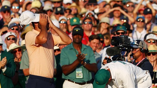 Scottie Scheffler taps in par putt for 2nd career Masters title