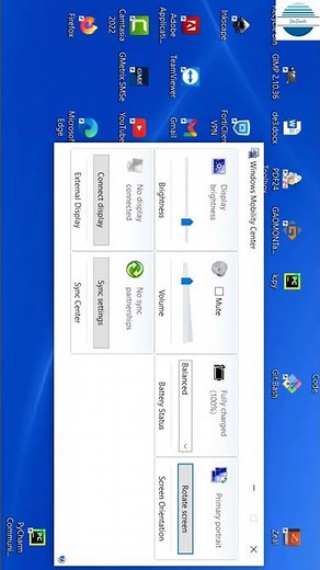 Cách mở nhanh tiện ích Windows Mobility Center bằng lệnh RUN #shorts