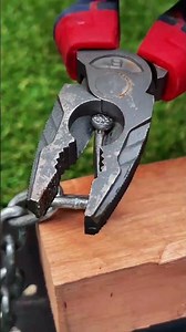 Making chains embedded in wood #shorts