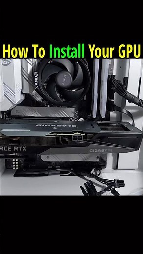 First Time Installing a GPU? Watch This!