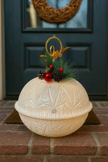 Dollar Tree DIY Glowing Christmas Sphere #dollartree #dollartreefinds #dollartreediy #Christmas #fypシ゚viralシ | Vamos a Crear
