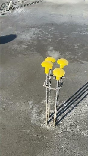 Rebar caps are essential for covering exposed dowels on construction sites