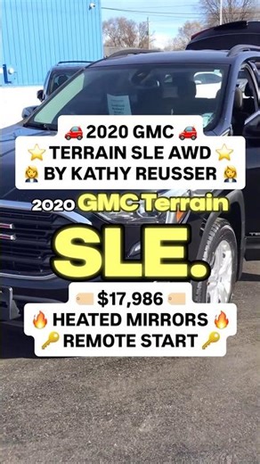 Kathy Reusser presents a 2020 GMC Terrain SLE