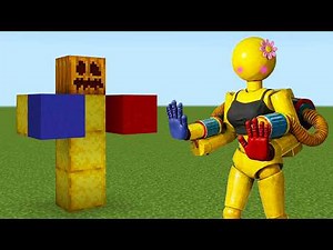 Girl Player Poppy Playtime Addon Showcase in Minecraft PE