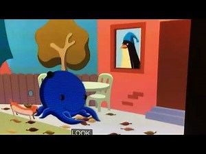 Oswald the octopus ￼ fall leaves