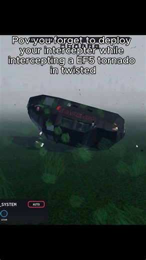 Pov: You forgot to deploy your interceptor in a EF5 tornado #twisted #tornado #roblox