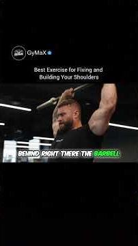 Best Exercise for Fixing and Building Your Shoulders!