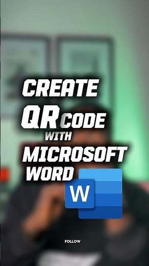 How To Create QR Code Using Microsoft Word #pctips #pc #microsoft #msword #techtips