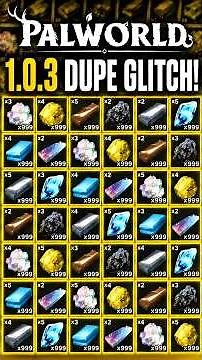 Palworld After Patch 1.0.3✅ New Dupe Glitch - DUPE ANY ITEMS-Hexolite, Ingots, Oil #palworld #shorts