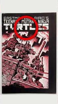 TMNT Comic #1 - How To Tell 1st, 2nd, or 3rd Print By The Cover