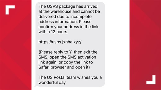 Scammers targeting holiday shoppers with fake package-tracking texts