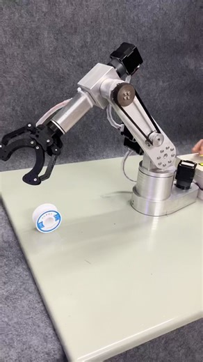 Đồ án: Cánh tay robot 4 bậc tự do CNC nhôm full #hotrodoan #plc #arduino #doantotnghiep #robot