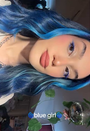 Freshly Dyed Blue Hair: A Colorful Transformation
