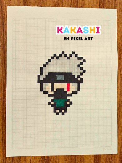 Tutorial de Pixel Art de Kakashi en YouTube