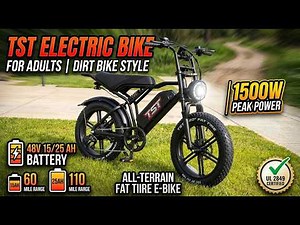 TST Electric Bike for Adults 1500W Peak 20 Fat Tire - REVIEW 2026