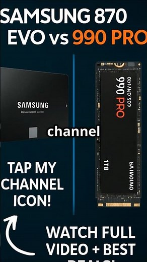 SSD Showdown: 990 PRO vs 870 EVO! | Watch Full Video for Details