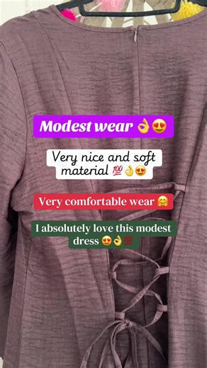 Stylish Tie Back Modest Wear for Everyday Comfort