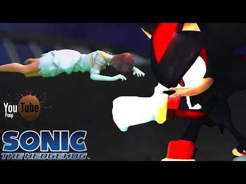 (Sonic 06 YTP) - Shadow the Hedgehog kicks Princess Elise for kissing Sonic the Hedgehog