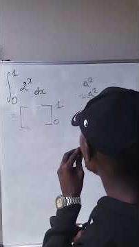 integral from 0 to 1 of 2^x