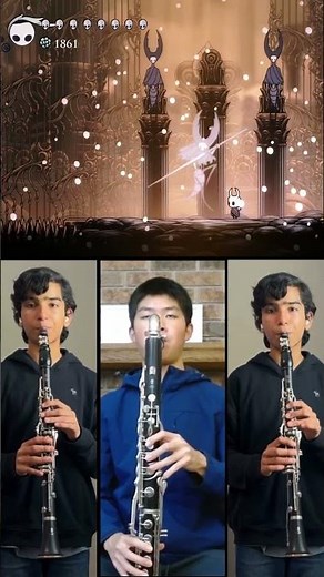 Hollow Knight OST - Mantis Lords, for clarinet quartet - Check out full video!