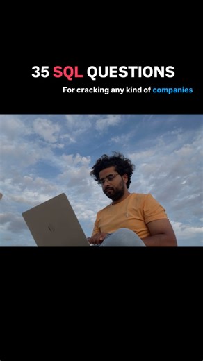 Tarun Khandagare | Tech | Career Guidance | Job on Instagram: "Follow @me_tarun.khandagare and I will DM you the answer sheet. Check the questions list below 🔻 1.) Explain order of execution of SQL. 2.) What is difference between where and having? 3.) What is the use of group by? 4.) Explain all types of joins in SQL? 5.) What are triggers in SQL? 6.) What is stored procedure in SQL 7.) Explain all types of window functions? (Mainly rank, row_num, dense_rank, lead & lag) 8.) What is difference 