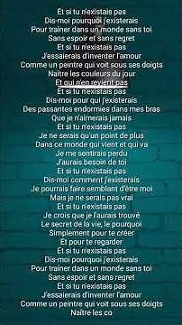 ET SI TU N'EXISTAIS PAS JOE DASSIN #lyrics #songlyrics #songs #lyricsvideo #song #viral #viralvideos