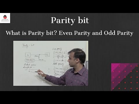Parity Bit | Even Parity and Odd Parity | Explanation with example