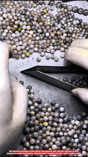 Innovative Gemstone Sorting Tweezer Tool: Best Precision Bead Selection System