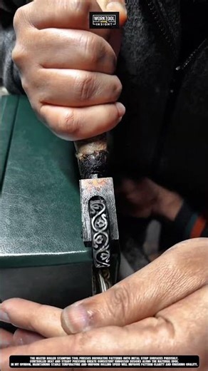 Metal Pattern Stamping using Heated Roller Tool | best for Decorative Craft Production #tool