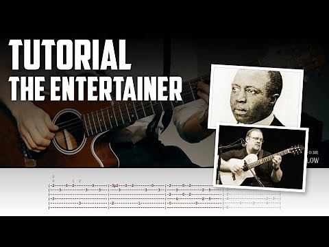 Guitar Tutorial: The Entertainer by Scott Joplin (arr. by Richard Smith)