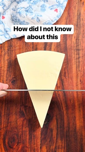 Simple way to slice cheese 🧀 This original video was produced by Network Media LLC, and Liz & Jeff. #cheese #charcuterie #charcuterieboard #cheeselover | Home Hacks & Easy Snacks