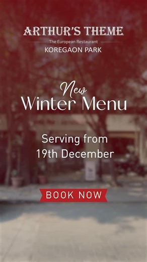 ARTHUR'S THEME on Instagram: "Winter settles in, and so do flavours meant to be savoured. ❄️✨ Arthur’s Winter Menu launches 19th December (Friday)—bringing comforting plates, seasonal indulgence, and subtle Christmas feels to every table. Come dine flavours like never before. #ArthursTheme #WinterMenuLaunch #ChristmasFeels #WinterDining #SeasonalFlavours #FestiveIndulgence #ComfortOnAPlate #FineDiningExperience #WinterAtArthurs #DineInStyle"