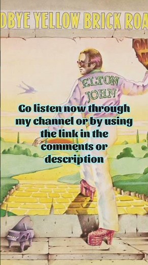Check out my lyric videos for Elton John's Goodbye Yellow Brick Road
