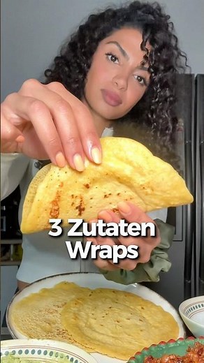 Glutenfreie Wraps aus 3 Zutaten