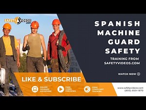 Spanish Machine Guard Safety Training from SafetyVideos.com