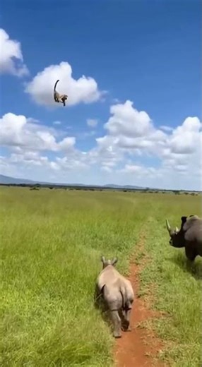Rhino Activated Defense Mode 😅