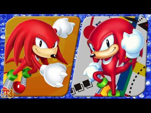 Sonic 1, CD Japan, 2, 3 & Knuckles, and Mania Plus ⁴ᴷ Full Playthroughs 100% (Knuckles)
