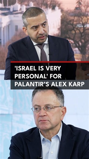 “After Oct. 7, [Palantir’s CEO Alex] Karp said, we are going to give Israel all the help it needs, no questions asked.” Journalist and author Michael Steinberger speaks with @mehdirhasan about Israel’s use of Palantir’s AI-powered advanced military software. Watch the full conversation, link in bio. | Zeteo