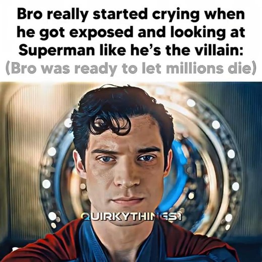 Bro crying as if SUPERMAN is the VILLAIN😭🙏🏻 Defeated Lex Luthor looks at Superman #superman#memes#4k