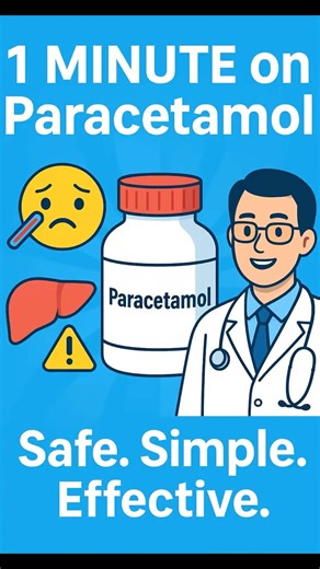STOP! Don’t Take Paracetamol Until You Know This ⚠️💊 | 1-Minute Medicine #shorts #1minutemedicine