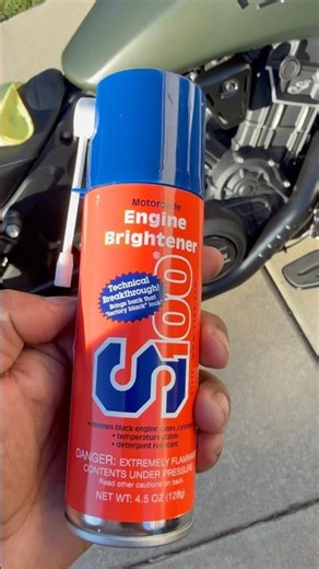 Here’s a simple way to make your motorcycle engine look new again!