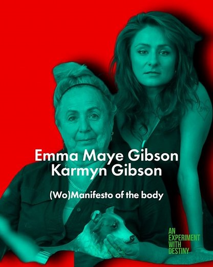 YOKE culture 🙏🏾 on Instagram: "Emma Maye Gibson—known on stage as the ecstatic, erotic, and anarchic Betty Grumble—creates from the body. A body that pulses with protest, humour, grief and joy. A body that refuses to be silenced. This embodied wildness isn’t hers alone. It’s an inheritance. From her mother, multidisciplinary artist Karmyn Gibson, Emma Maye carries not just the shape of her hands, but a deep artistic lineage—ferocious, feminist, and uncontainable. Together, mother and daughter