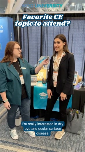 We caught up with Dr. Tatiana Noroozian to ask one quick question — what’s her favorite CE topic to attend? Let’s find out! | Woo University