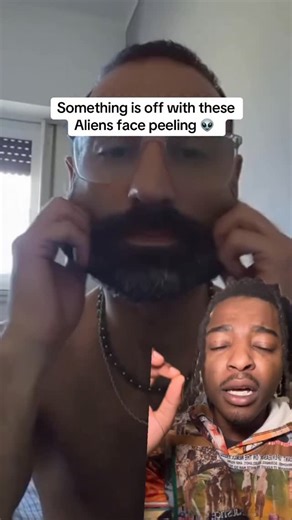 Londo first on Instagram: "Is the alien face peeling videos Ai or are they really revealing them selfs 👽? (Comment below) #alien #facepeeling #aliensarereal #aigenerated #fyp"